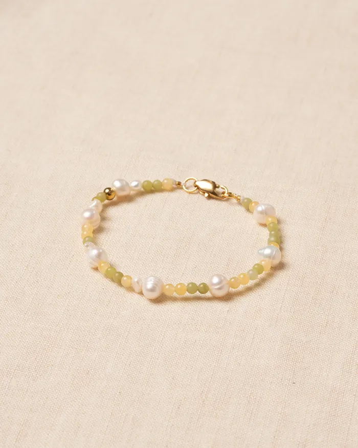 CUN Bracelets Solae Citrus Beaded Pearl Bracelet