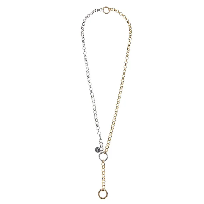 Gilver Lariat MultiStyle Rolo Chain Jane Win Necklaces
