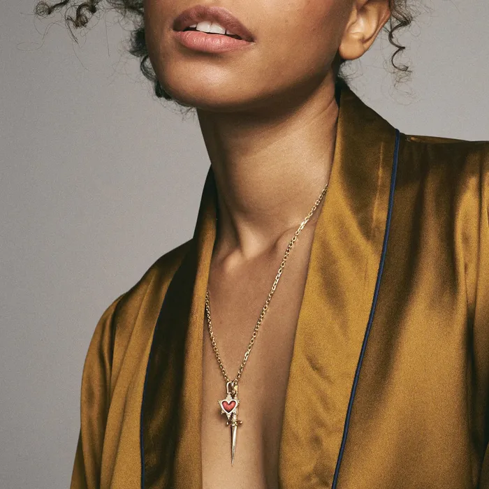 Necklaces Lingua Petit Radiant Heart