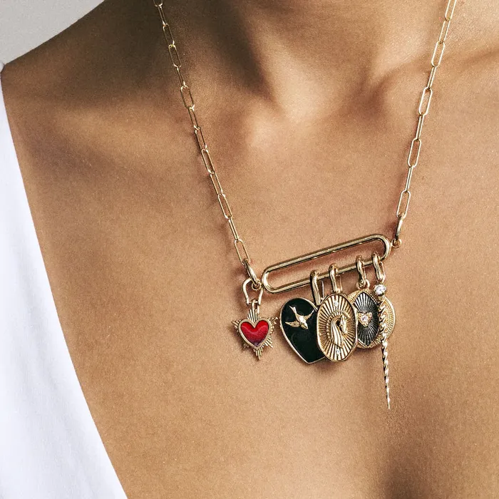 Necklaces Lingua Petit Radiant Heart