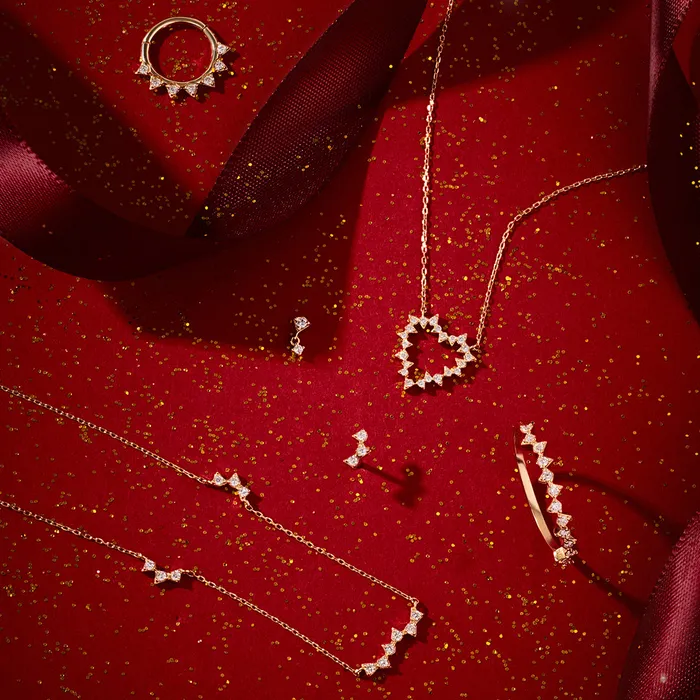 Necklaces SAYLOR LabGrown Diamond Heart Necklace AURELIE GI