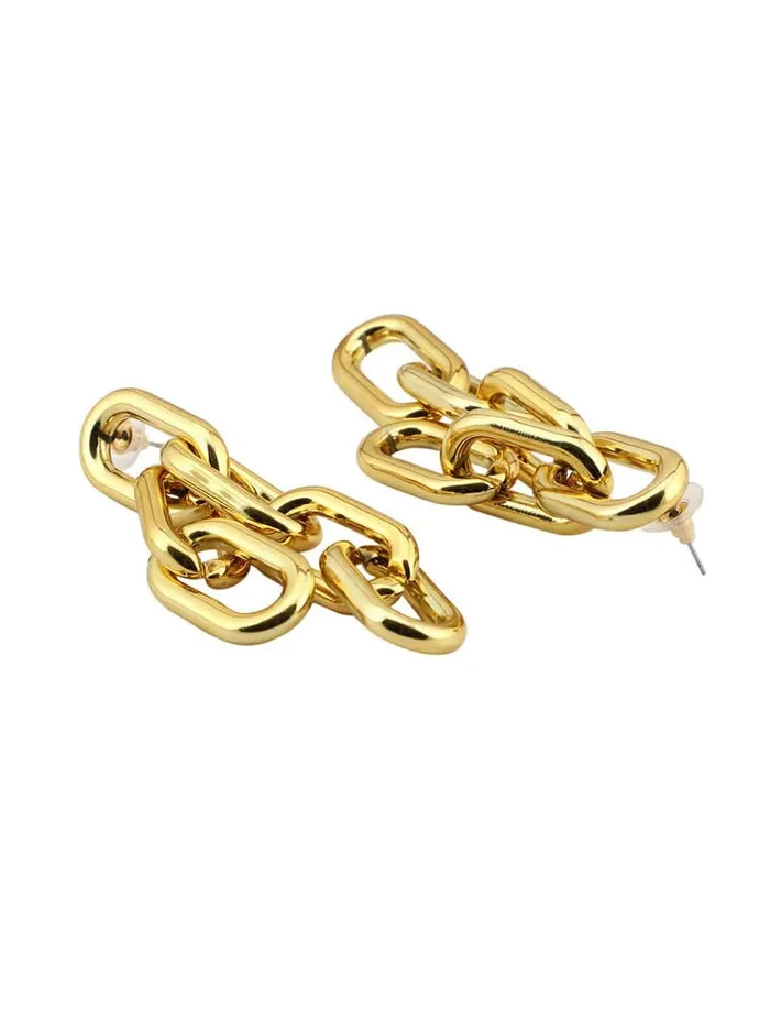 Necklaces Yellow Chimes Yellow Chimes Elegant Latest Fashion Silver Plated White Floral Crystal designer Alloy Base Metal Drop Earrings Design 11