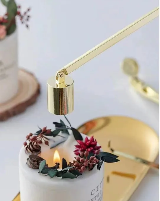 Resinarthub Necklaces Candle Snuffer and Wick Dipper