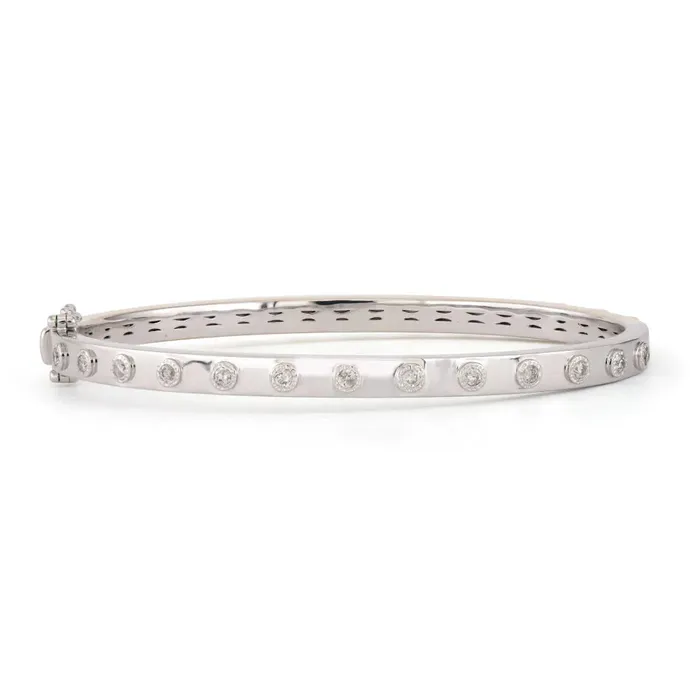 Three Stories Jewelry Bracelets TwoToned Flip Colored Tourmaline Bangle