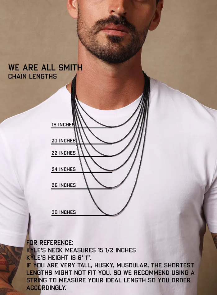 WE ARE ALL SMITH Necklaces Sterling Silver Star of David Round Medal Necklace for Men