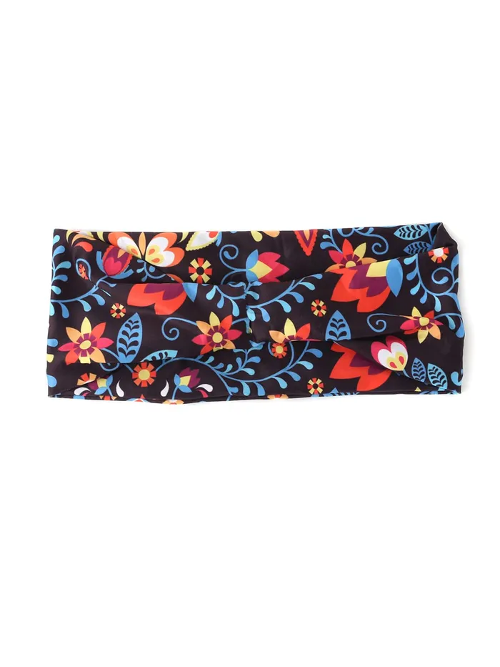 Yellow Chimes Head Band for Women Girls Hair Accessories for Women Fabric Headband for Women Broad Hair Band Headband Head Wrap Multicolor Hair Band Elastic Hair Band Hair Accessories Yellow Chimes Necklaces